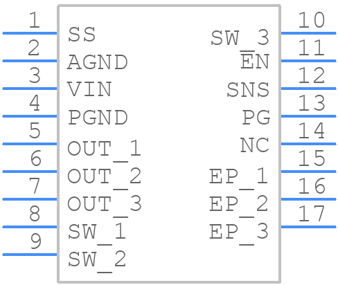 MIC33153-SYHJ-TR - Microchip - PCB symbol