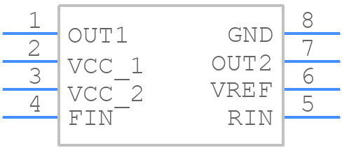 BD6211F-E2 - ROHM Semiconductor - PCB symbol