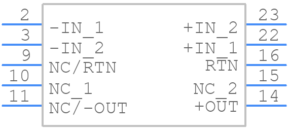 PKV3211PI - Flex Power Modules - PCB symbol
