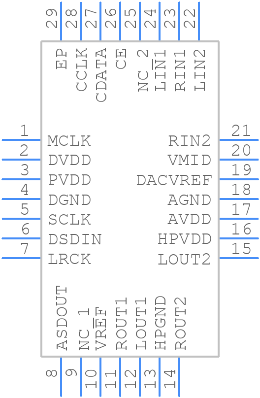 ES8388 - Everest - PCB symbol