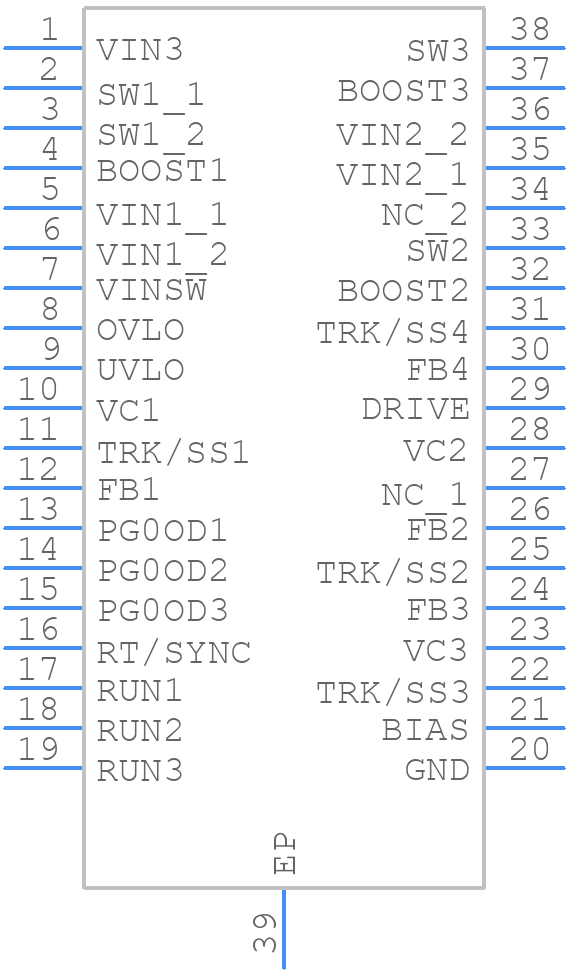 LT3507AEFE#PBF - Analog Devices - PCB symbol