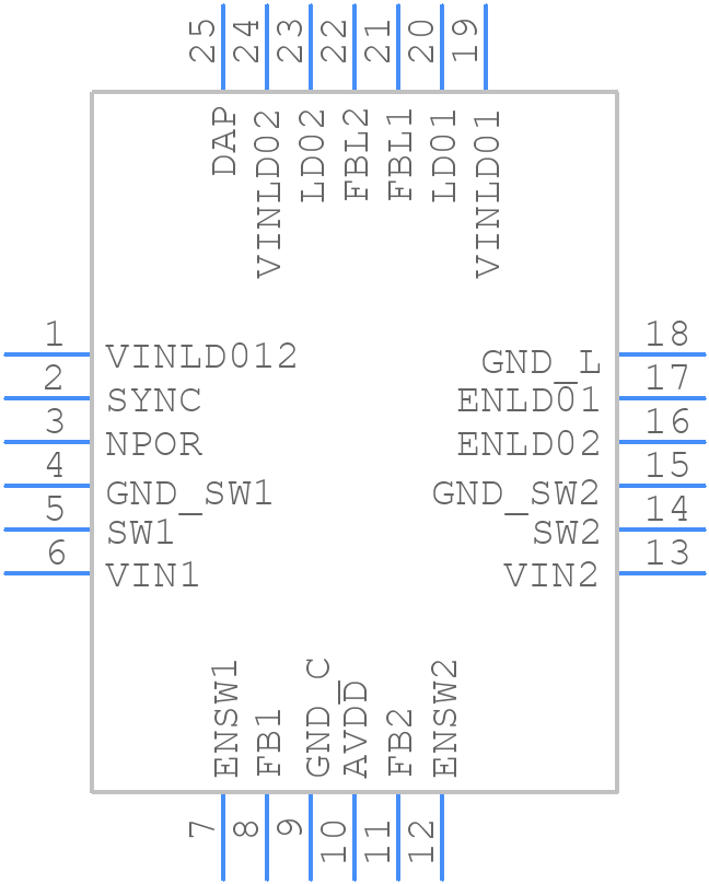 LM26480SQ-AA/NOPB - Texas Instruments - PCB symbol