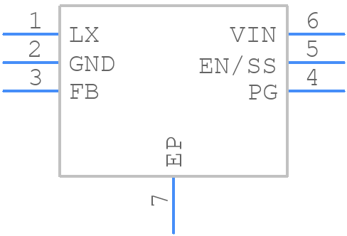XC9267B75DER-G - Torex - PCB symbol