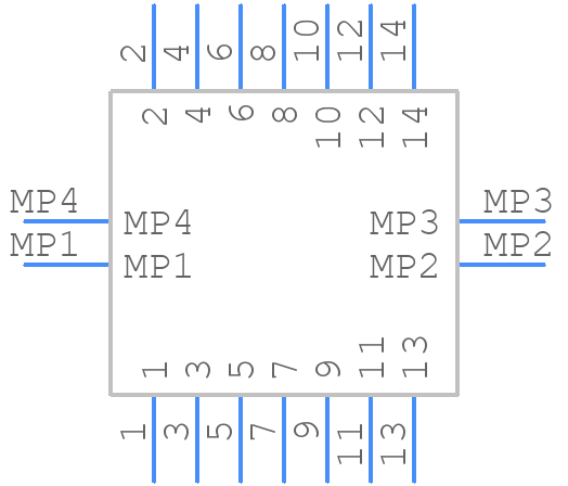 503548-1422 - Molex - PCB symbol