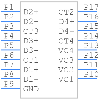 21033814827 - HARTING - PCB symbol