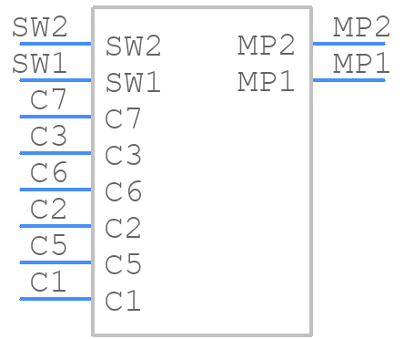 FMS006Z-2101-0 - Yamaichi - PCB symbol