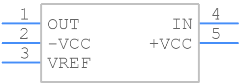 BUF602IDBVT - Texas Instruments - PCB symbol