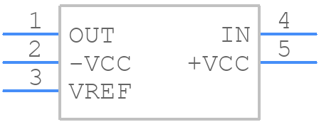 BUF602IDBVR - Texas Instruments - PCB symbol