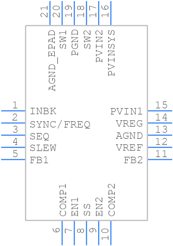 ADP5070ACPZ - Analog Devices - PCB symbol