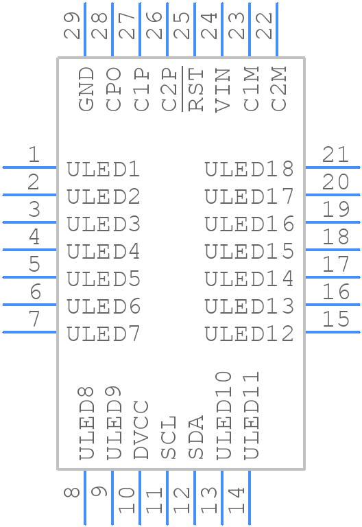 LTC3220IPF#PBF - Analog Devices - PCB symbol