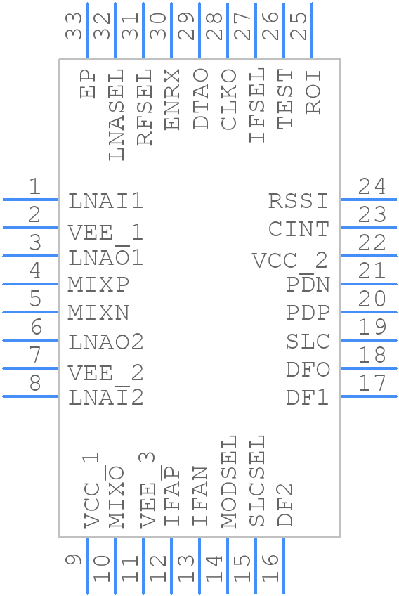MLX71120KLQ-AAA-000-TU - Melexis - PCB symbol