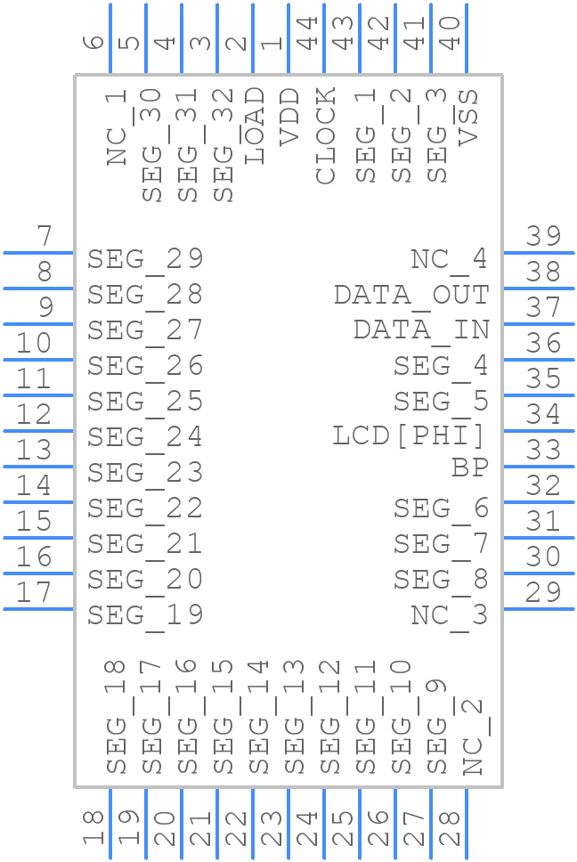AY0438-I/L - Microchip - PCB symbol