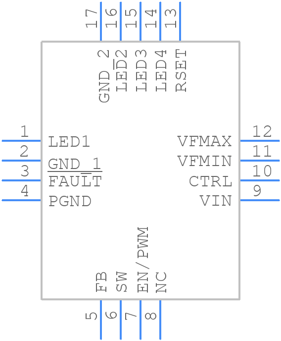 CAT4106HV4-GT2 - onsemi - PCB symbol