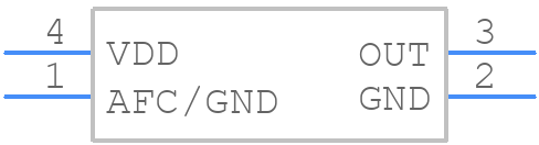 7Q-26.000MBG-T - TXC CORPORATION - PCB symbol