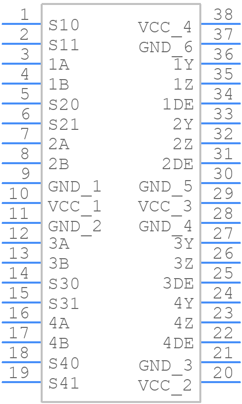 SN65LVDS125ADBTRG4 - Texas Instruments - PCB symbol