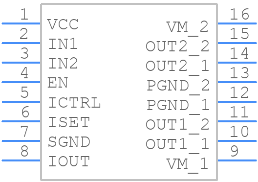 LV8401V-TLM-E - onsemi - PCB symbol