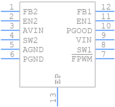 MIC2230-AAYML-TR - Microchip - PCB symbol