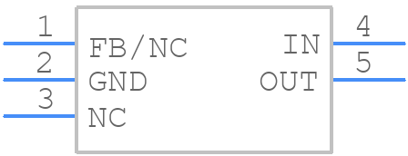 TPS71501DCKR - Texas Instruments - PCB symbol