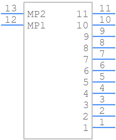 3-1445087-1 - TE Connectivity - PCB symbol