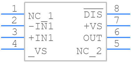 CLC1002ISO8X - MaxLinear, Inc. - PCB symbol