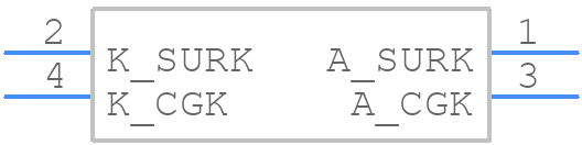 KPBD-3224SURKCGKC - Kingbright - PCB symbol