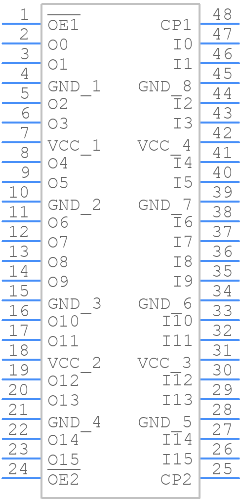 74VCX16374MTDX - onsemi - PCB symbol