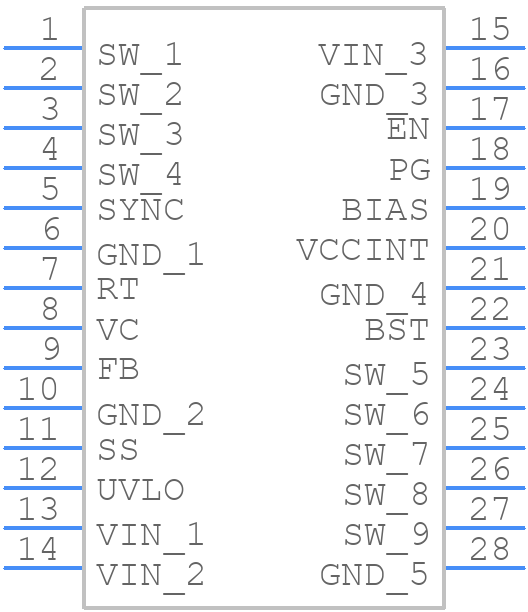 LT3690EUFE#PBF - Analog Devices - PCB symbol