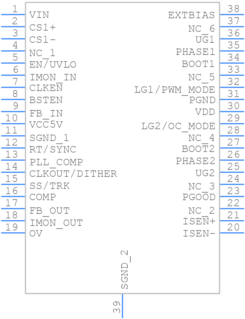 ISL81601FVEZ-T - Renesas Electronics - PCB symbol