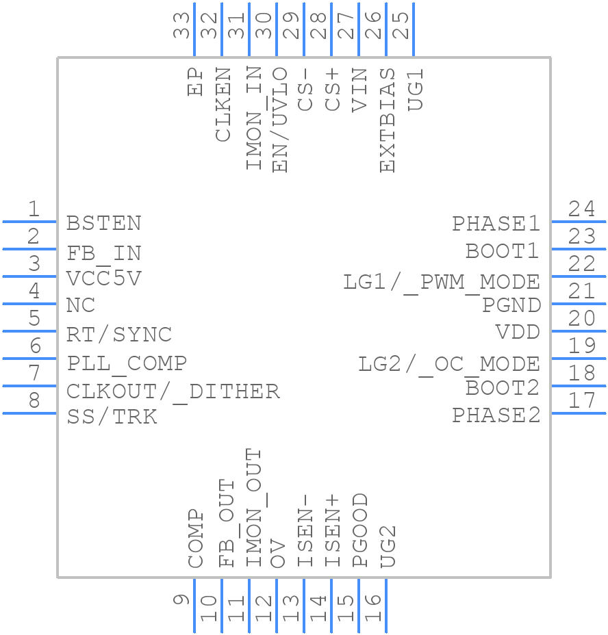 ISL81601FRZ-T - Renesas Electronics - PCB symbol