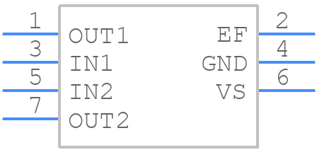 TLE52062SAKSA1 - Infineon - PCB symbol