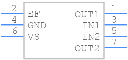 TLE52062SXK - Infineon - PCB symbol