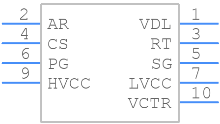 FSFR2100XS - onsemi - PCB symbol