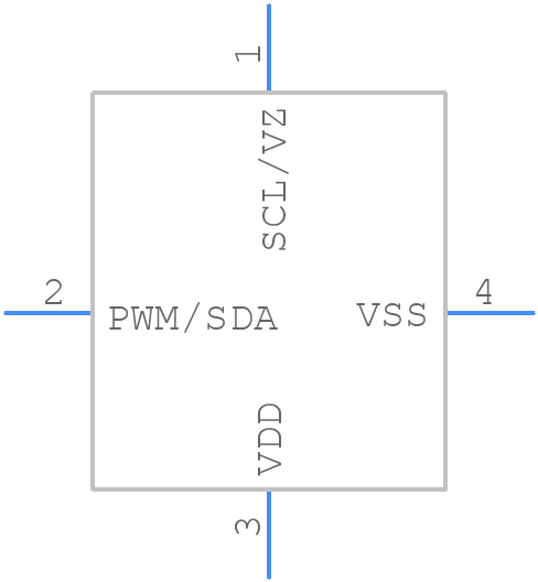 MLX90614ESF - Melexis - PCB symbol