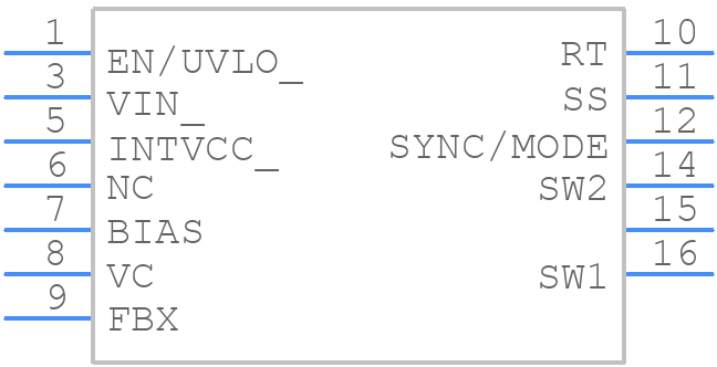 LT8361HMSE#TRPBF - Analog Devices - PCB symbol