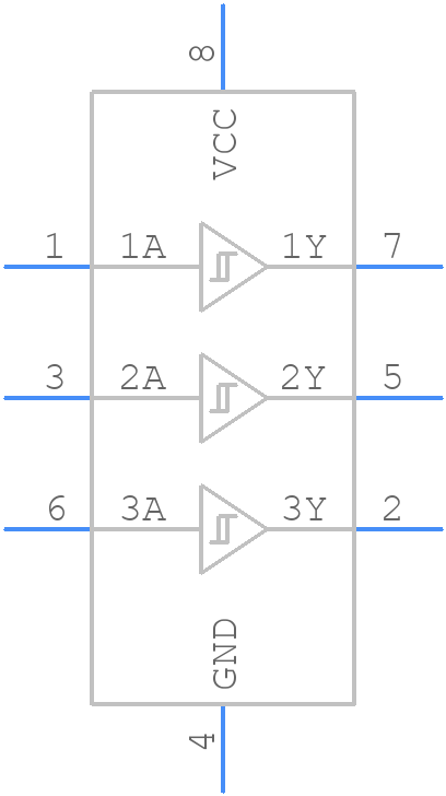 SN74LVC3G17DCUR - Texas Instruments - PCB symbol
