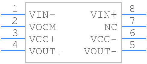 THS4131IDG4 - Texas Instruments - PCB symbol