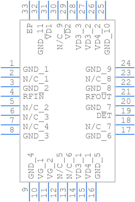 MAAP-011298-TR0500 - MACOM - PCB symbol