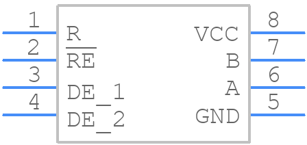 SN65HVD3085EDG4 - Texas Instruments - PCB symbol