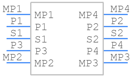 AXF361500 - Panasonic - PCB symbol