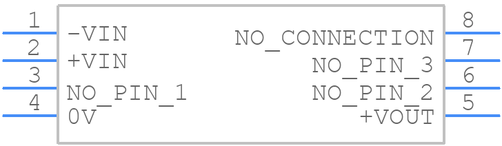 ISE0305A - XP POWER - PCB symbol