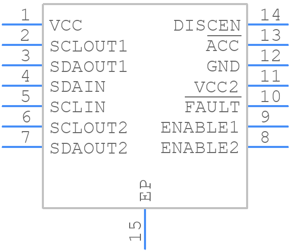 LTC4312IDE#PBF - Analog Devices - PCB symbol