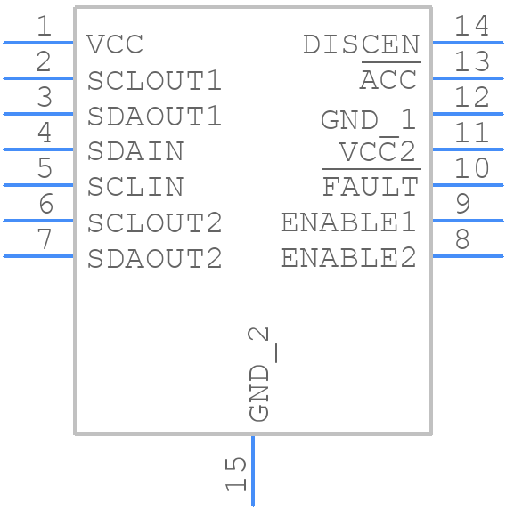 LTC4312IDE#TRPBF - Analog Devices - PCB symbol