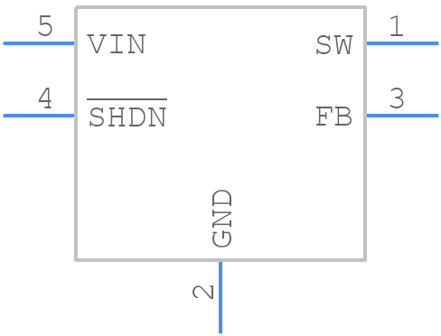 LMR62014XMF/NOPB - Texas Instruments - PCB symbol