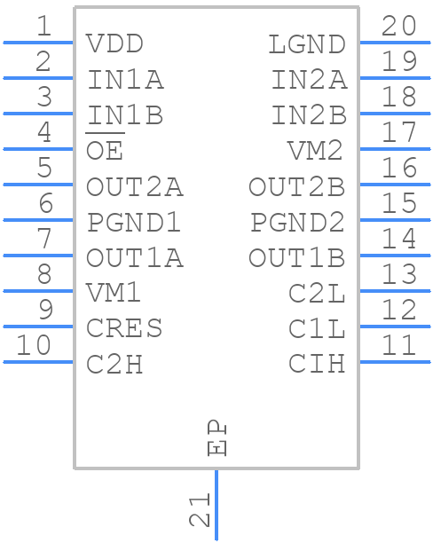 MPC17529EJR2 - NXP - PCB symbol