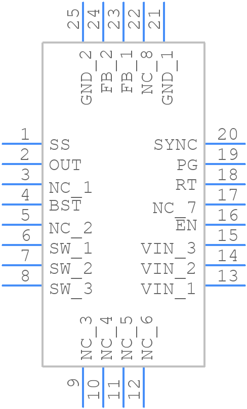 LT3976IUDD#PBF - Analog Devices - PCB symbol