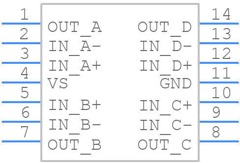 EL5444CS-T7 - Renesas Electronics - PCB symbol