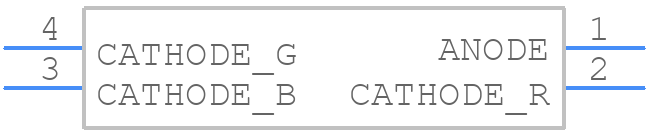 SMLP34RGB2W3A - ROHM Semiconductor - PCB symbol