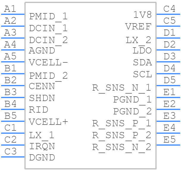 STBCFG01JR - STMicroelectronics - PCB symbol