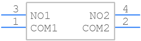 DSHP02TS-S - XKB Connectivity - PCB symbol
