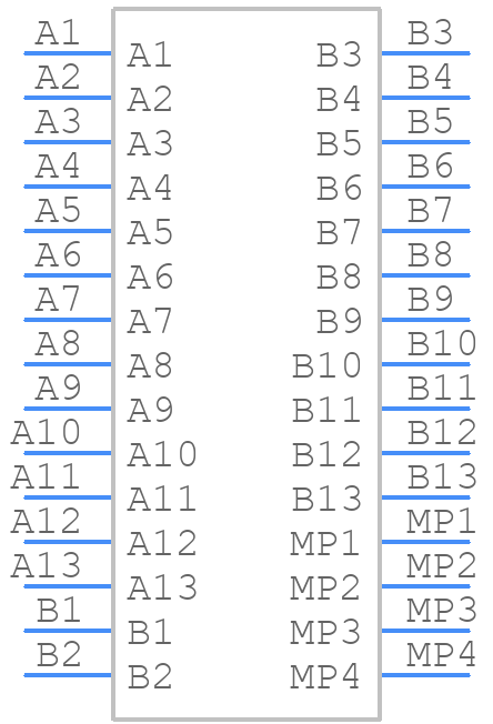 XH5F-2615 - OMRON Electronics - PCB symbol